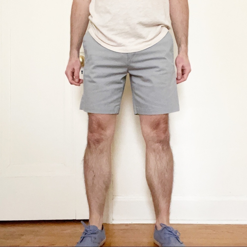 Mack Weldon Tech Chino Short Silver Gray Men’s Size 30 NWOT